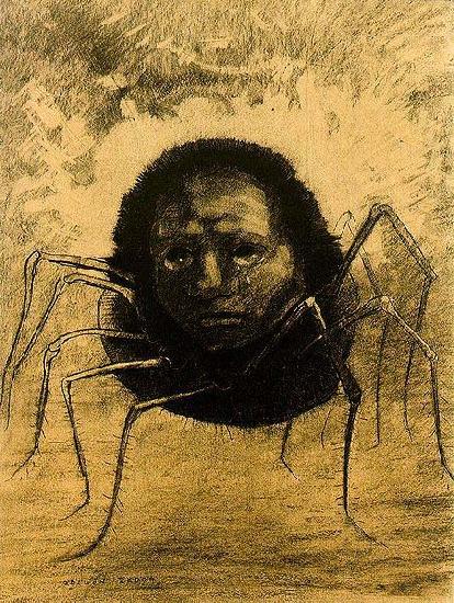 Odilon Redon The Crying Spider oil painting picture